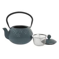 Theepot Home ESPRIT Blauw Roestvrij staal Ijzer 800 ml - thumbnail