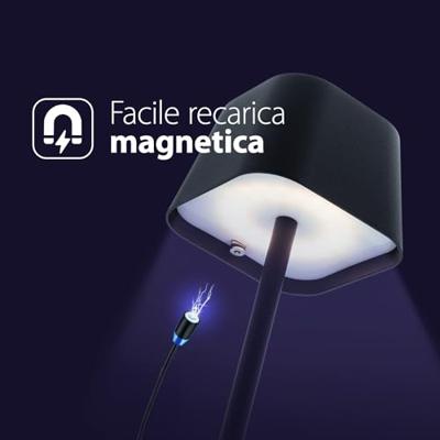 Tafellamp securit georgina led opl dimbaar zwart