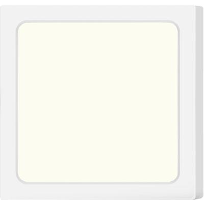 LED Downlight Pro Vierkant 18W Opbouw - Natuurlijk Wit 4000K - Mat Wit Kunststof