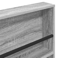 Tijdschrift Rek 2 pcs Grijs Sonoma 80 x 12 x 70 cm Bewerkt hout - thumbnail