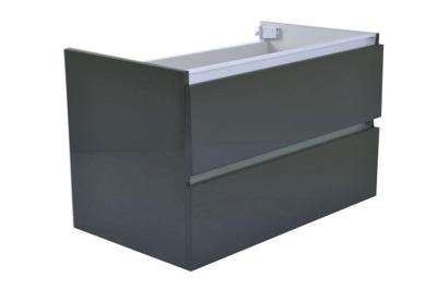 Wiesbaden Vision onderkast+2 laden 80x46 hoogglans grijs