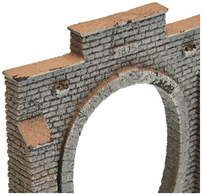 NOCH 34851 PROFI plus N Tunnelportaal 1-sporig Hardschuim model, Geverfd