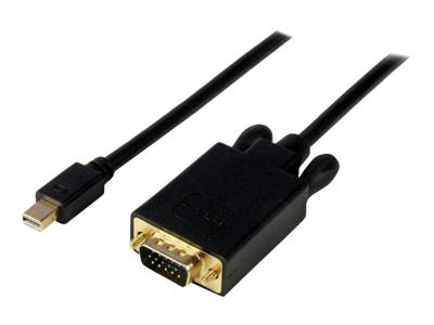 StarTech.com 91 cm Mini-DisplayPort naar VGA-kabel - Computer-monitorkabel - Mini-DisplayPort naar VGA Adapterkabel - mDP-kabel - Monitorkabel VGA - 1920 x 1200 - Zwart (MDP2VGAMM3B)