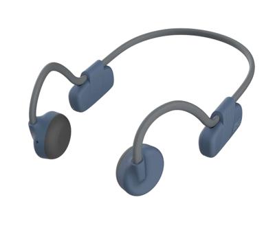 myFirst Headphones BC Wireless Lite nieuwe versie hoofdtelefoon voor jongens meisjes kinderen met botgeleidingstechnologie geschikt voor online onderwijs, muziekspeler, luisterboeken (blauwe ruimte)