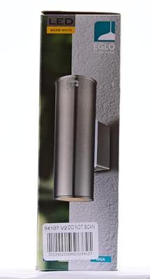Eglo Riga wandlamp 20cm rvs