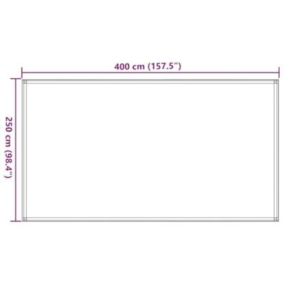 VidaXL Tenttapijt 250x400 cm hdpe lichtgroen - thumbnail
