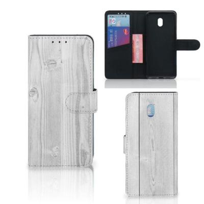 Xiaomi Redmi 8A | Book Style Case | White Wood