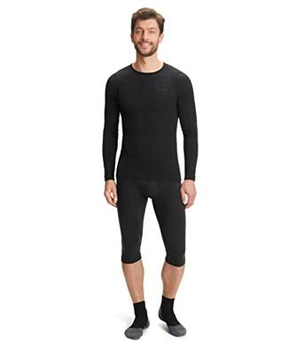 Falke Heren 3/4 Tights Wool-Tech Heren Thermobroek Black S - thumbnail