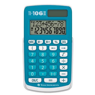 Texas Instruments TI-106II Calculator 106 II Texas Instruments TI-106II Calculator 106 II