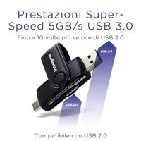 Integral Reader Sd/microsd Usb-a/usb-c - thumbnail