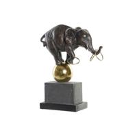 Decoratieve figuren DKD Home Decor Metaal Hars Olifant (31 x 13 x 41 cm) - thumbnail