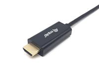 Equip 133412 video kabel adapter 2 m USB Type-C HDMI Type A (Standaard) Zwart - thumbnail