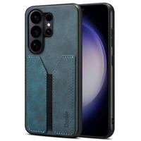 Denior Samsung Galaxy S26 Ultra hoesje - Backcover met kaarthouder - Blauw - thumbnail