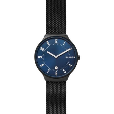Horlogeband Skagen SKW6461 Staal Zwart 18mm