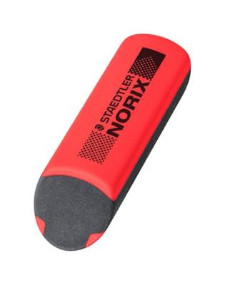 Staedtler Norix grafietpotlood, HB, met slijper en gom, koraal, blister van 2 stuks