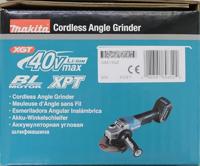 Makita GA013GZ Haakse accuslijper 125 mm Zonder accu, Zonder lader 40 V - thumbnail