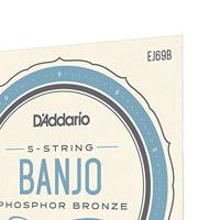 D&apos;Addario EJ69B Phosphor Bronze Light 9-20 snaren voor vijfsnarige banjo - thumbnail
