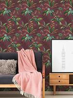 Architects Paper Jungle Chic rood behang | 377043 - thumbnail