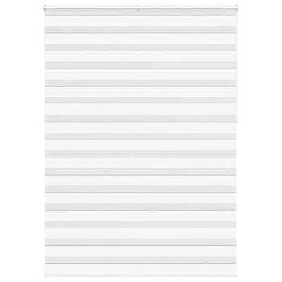 VidaXL Zebra rolgordijn 155x230 cm stofbreedte 150,9cm polyester wit
