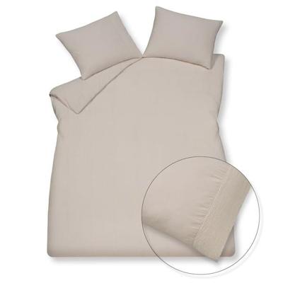Vandyck Vandyck Dekbedovertrek PURE 07 YD W.BAND stone 2-persoons (200x200/220 )
