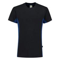 Tricorp 102004 T-Shirt Bicolor donkerblauw/koningsblauw - maat M - thumbnail
