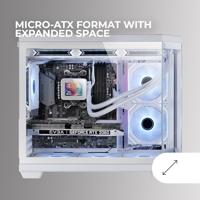 Mars Gaming MC-3TCOREM Mini Tower Wit - thumbnail