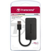 Transcend TS-HUB2K USB 3.2 Gen 1-hub Zwart - thumbnail