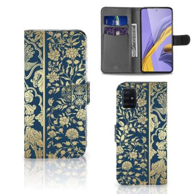 Samsung Galaxy A51 Hoesje Beige Flowers Samsung Galaxy A51 Hoesje Beige Flowers