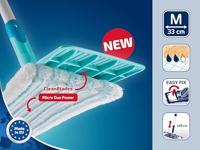 Leifheit 55515 Powerclean Vloerwisser M 33 cm Compleet Systeem met Steel 140 cm Micro Duo met Gratis Extra Micro Duo Doek - thumbnail