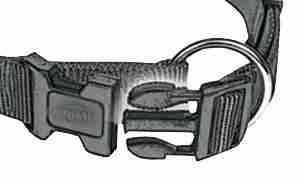 Hondenhalsband Trixie New Premium Grafiet L/XL 40-65 cm - thumbnail