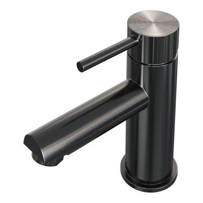 Brauer Stripe lage opbouw wastafelmengkraan model A gunmetal geborsteld PVD