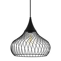 EGLO Staverton - Hanglamp - E27 - Ø 36,5 cm - Zwart - thumbnail