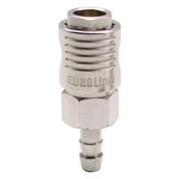 Euroline luchtkoppeling - ventielsteekkoppeling - snelkoppeling met slangtule - 8mm - thumbnail