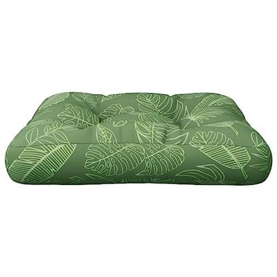 VidaXL Palletkussen bladpatroon 60x60x12 cm stof - thumbnail
