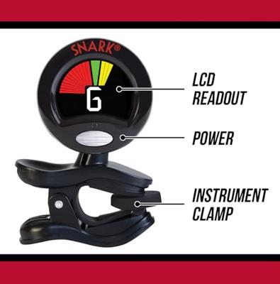Snark SN6X Qwik Tune Clip-on tuner voor ukelele Snark SN6X Qwik Tune Clip-on tuner voor ukelele