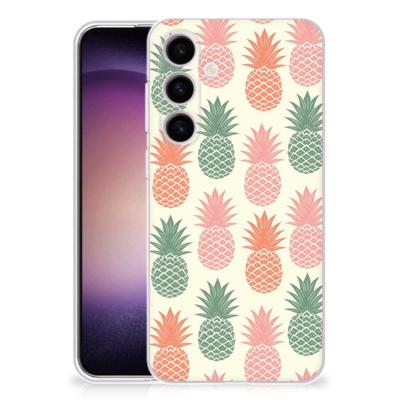 Samsung Galaxy S24 | Siliconen Case | Ananas Samsung Galaxy S24 | Siliconen Case | Ananas