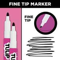 Tulip • textielstiften zwart 2st. - thumbnail