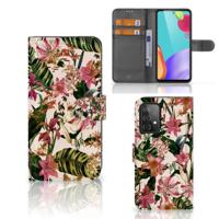 Samsung Galaxy A52 Hoesje Flowers - thumbnail