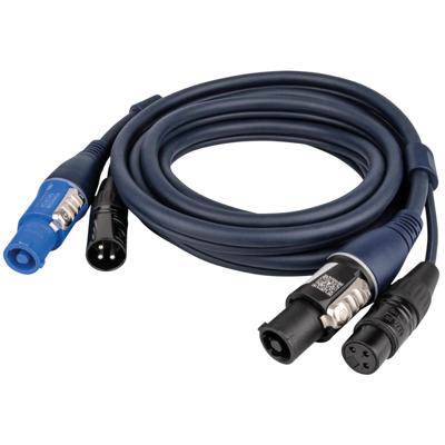 DAP PowerCon/XLR Audio combikabel 3 meter