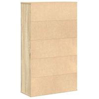 Boekenkast 60x24x101,5 cm bewerkt hout sonoma eikenkleurig - thumbnail