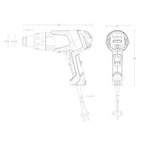Steinel 089665 HEISSLUFTGEBLAESE HM 2320 E ECO Heteluchtpistool 2300 W - thumbnail