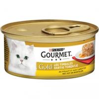 Gourmet Gold Hartig Torentje Kip & Wortel 85 g - thumbnail