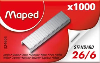 Maped nietjes 26/6, doos van 1.000 nietjes