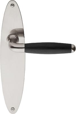 Formani TIMELESS 1932MPOSFC deurkruk op schild blind - mat nikkel/ebbenhout