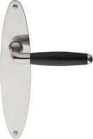 Formani TIMELESS 1932MPOSFC deurkruk op schild blind - mat nikkel/ebbenhout - thumbnail