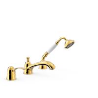 Badrandkraan Tres Clasic Mengkraan Incl. Handdouche Goud - thumbnail