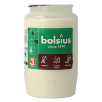 Bolsius herdenkingslicht wit nr3 - thumbnail