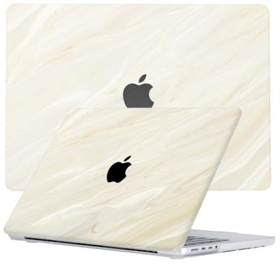 Lunso MacBook Pro 16 inch (2021-2024) cover hoes - case - Creamy Vibes