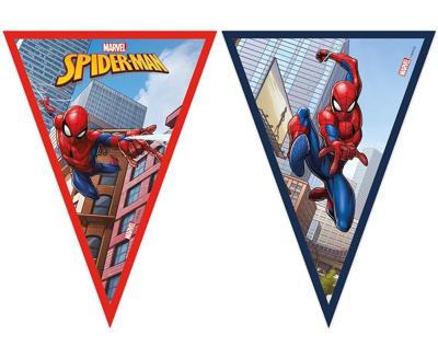 Globos Papieren vlaggenlijn fsc spider-man, 3mtr.