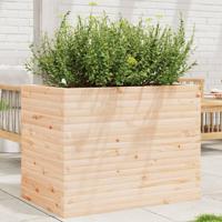Plantenbak 90x60x68,5 cm massief grenenhout - thumbnail